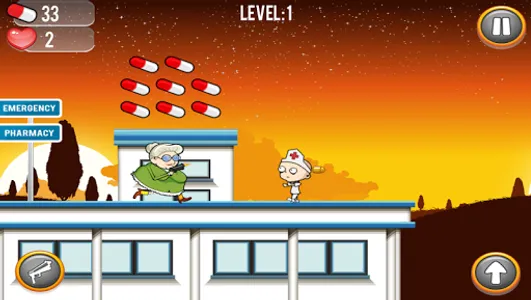 Running Granny Against Zombie screenshot 3