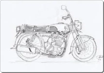 Drawing a Motorcycle for Begin screenshot 8