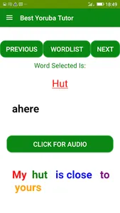 Best Yoruba Tutor screenshot 2