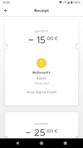 Aktia Wallet screenshot 2