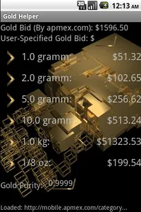 Gold Helper screenshot 0