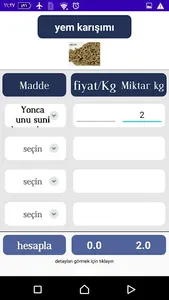 sığır/kanatlı yem karışımı (fr screenshot 11