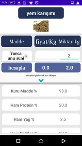 sığır/kanatlı yem karışımı (fr screenshot 18