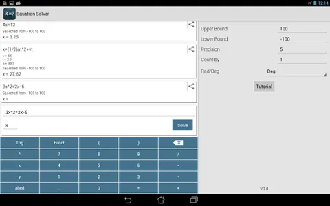 Equation Solver screenshot 5