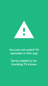 Series Addict - TV Show Tracke screenshot 0