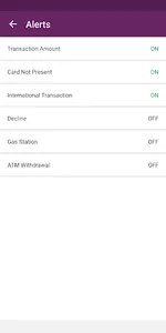 AlaTrust Card Controls screenshot 2