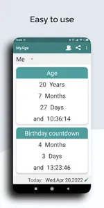 MyAge - Age Calculator screenshot 0