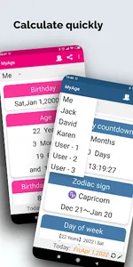 MyAge - Age Calculator screenshot 1