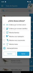Aves de España screenshot 1