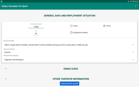 Salary Calculator for Spain screenshot 14