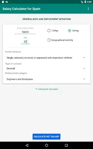 Salary Calculator for Spain screenshot 6