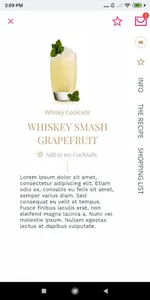 AlchemyBar - cocktail recipes screenshot 1