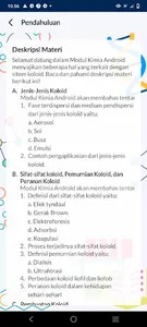 Modul Kimia - Sistem Koloid screenshot 2