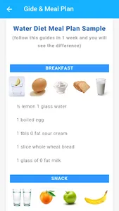 Water Diet Plan - Lose Weight screenshot 1