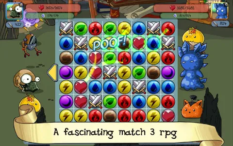 Fluffy Adventure - Match3 RPG  screenshot 5