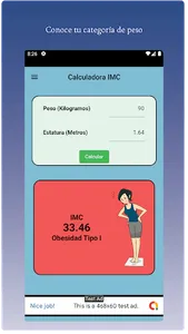 Calculadora IMC screenshot 3