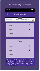 CHMOD Reminder screenshot 1