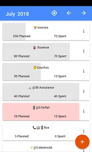 My Budget - Monthly Statistics screenshot 3