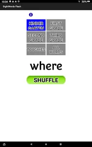 SightWords Flash screenshot 1