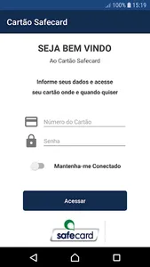 Cartão Safecard screenshot 0