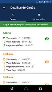 Cartão Safecard screenshot 3