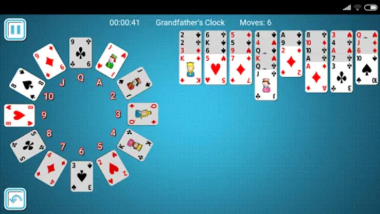 Grandfather's Clock Solitaire screenshot 2