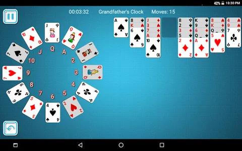 Grandfather's Clock Solitaire screenshot 4