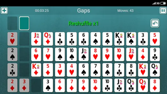Montana Solitaire screenshot 2