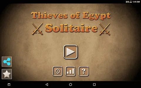 Thieves of Egypt Solitaire screenshot 4