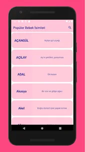 Popüler Bebek İsimleri screenshot 0