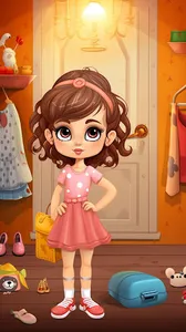 Little Girl Game Dress Up screenshot 2