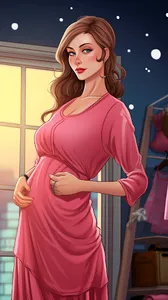 Pregnant Girl Dress Up screenshot 1