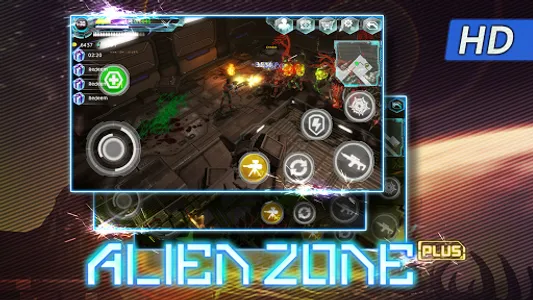 Alien Zone Plus HD screenshot 2