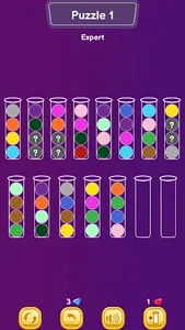 Bubble Sort Color Puzzle screenshot 1