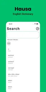 Hausa Dictionary English ƙamus screenshot 0