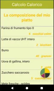Calcolo Calorico screenshot 3