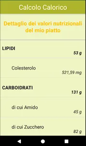 Calcolo Calorico screenshot 6