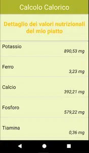Calcolo Calorico screenshot 7