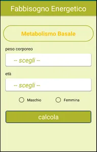 Fabbisogno Energetico screenshot 3