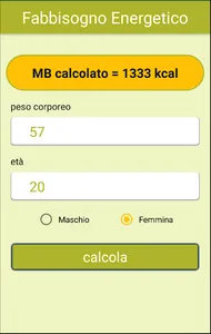 Fabbisogno Energetico screenshot 4
