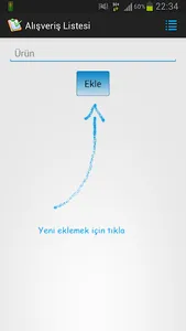 Alışveriş Listesi screenshot 0