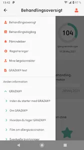 Allergivaccination screenshot 2