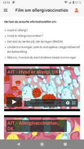 Allergivaccination screenshot 3