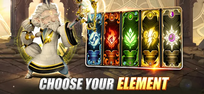 Elemental Titans：3D Idle Arena screenshot 1