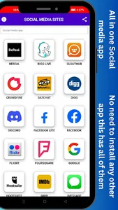 All in one Social media app screenshot 0