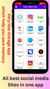 All in one Social media app screenshot 1