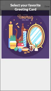 Happy Nowruz Greetings Card screenshot 1