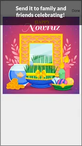 Happy Nowruz Greetings Card screenshot 3