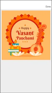 Happy Vasant Greetings Cards screenshot 1