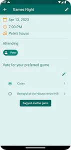 Games Night Planner screenshot 2